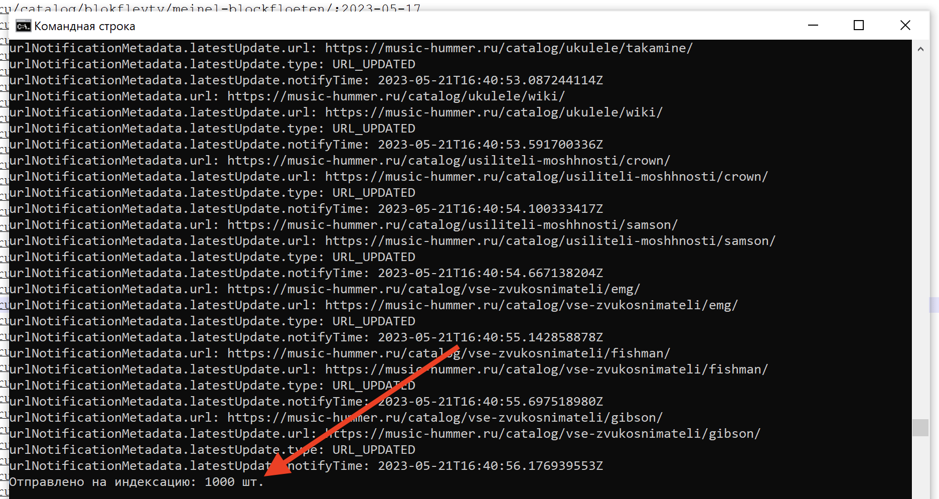 Google Indexing API с помощью Python